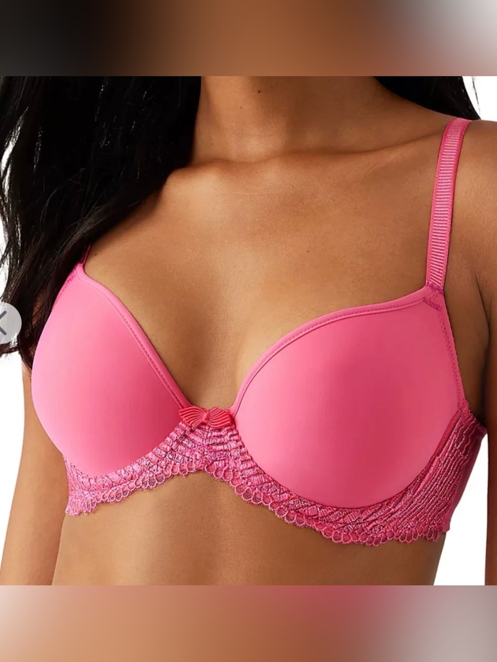 Wacoal Bra Pink La Femme Underwire Lined 34G 853117